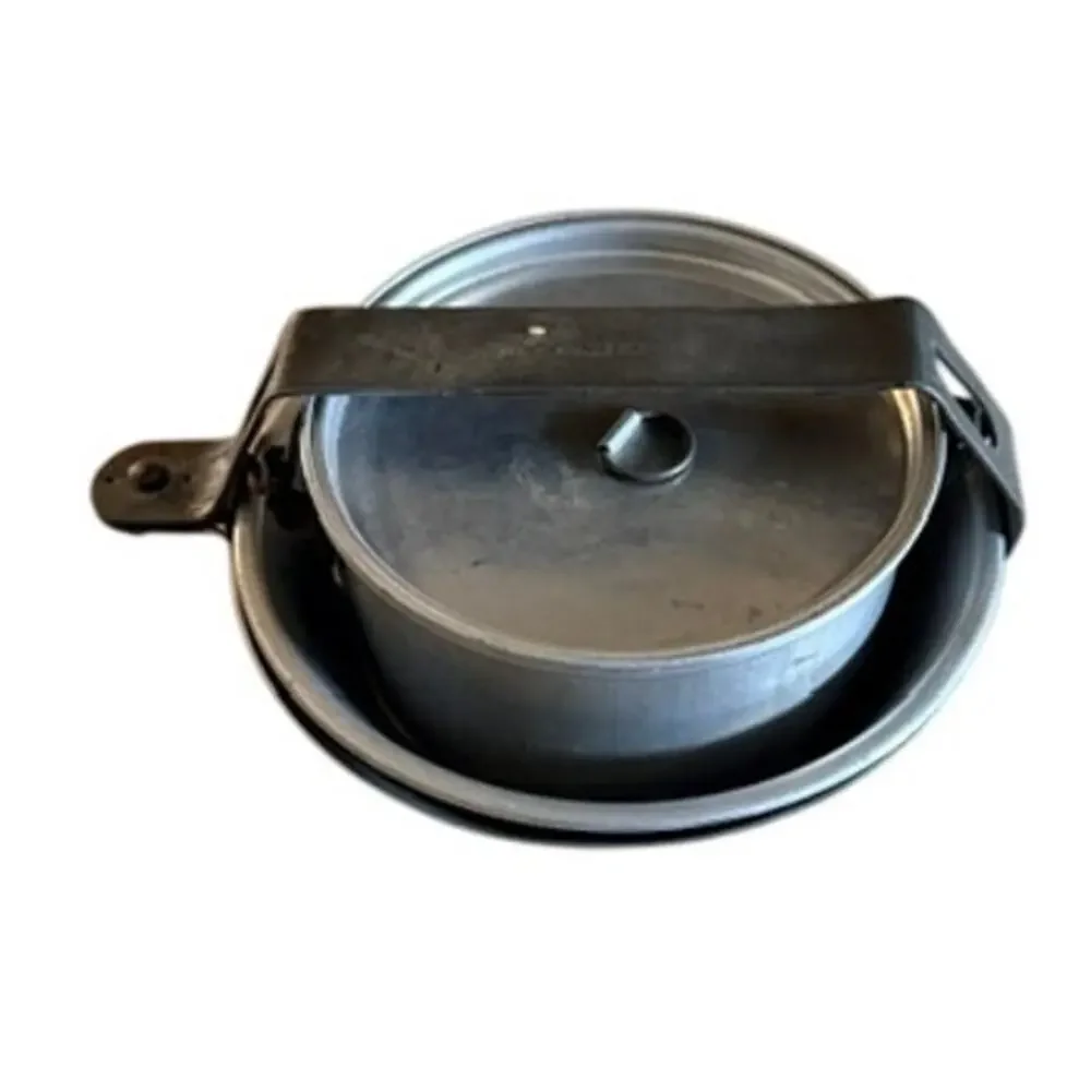 Vintage Wear-Ever Aluminum Mess Kit Camping Cook Set w/ Carry Bag USA